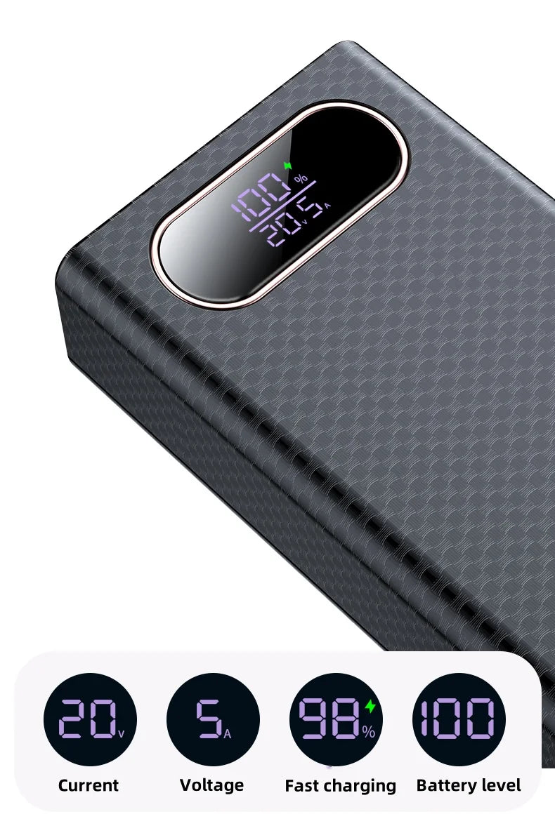 DIY Power Bank Kit 100W - 6x 21700 Battery - No Soldering - Easy Assembly