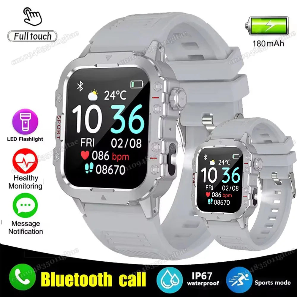 Smartwatch GPS - Military Outdoor - Heart Rate - Waterproof - iOS & Android