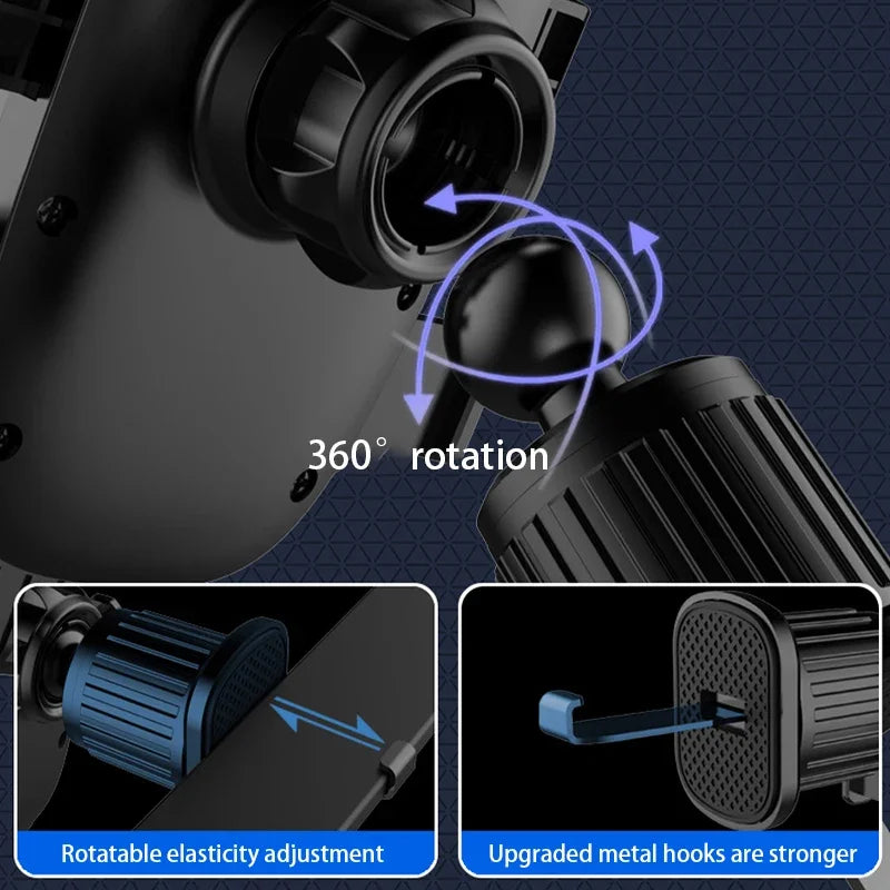 Car Air Outlet Phone Bracket - Interior Mount - Fixing Clip - Universal