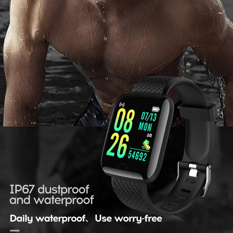 116plus Smartwatch - IP67 Waterproof - Full Touch - Fitness Tracker - Bluetooth