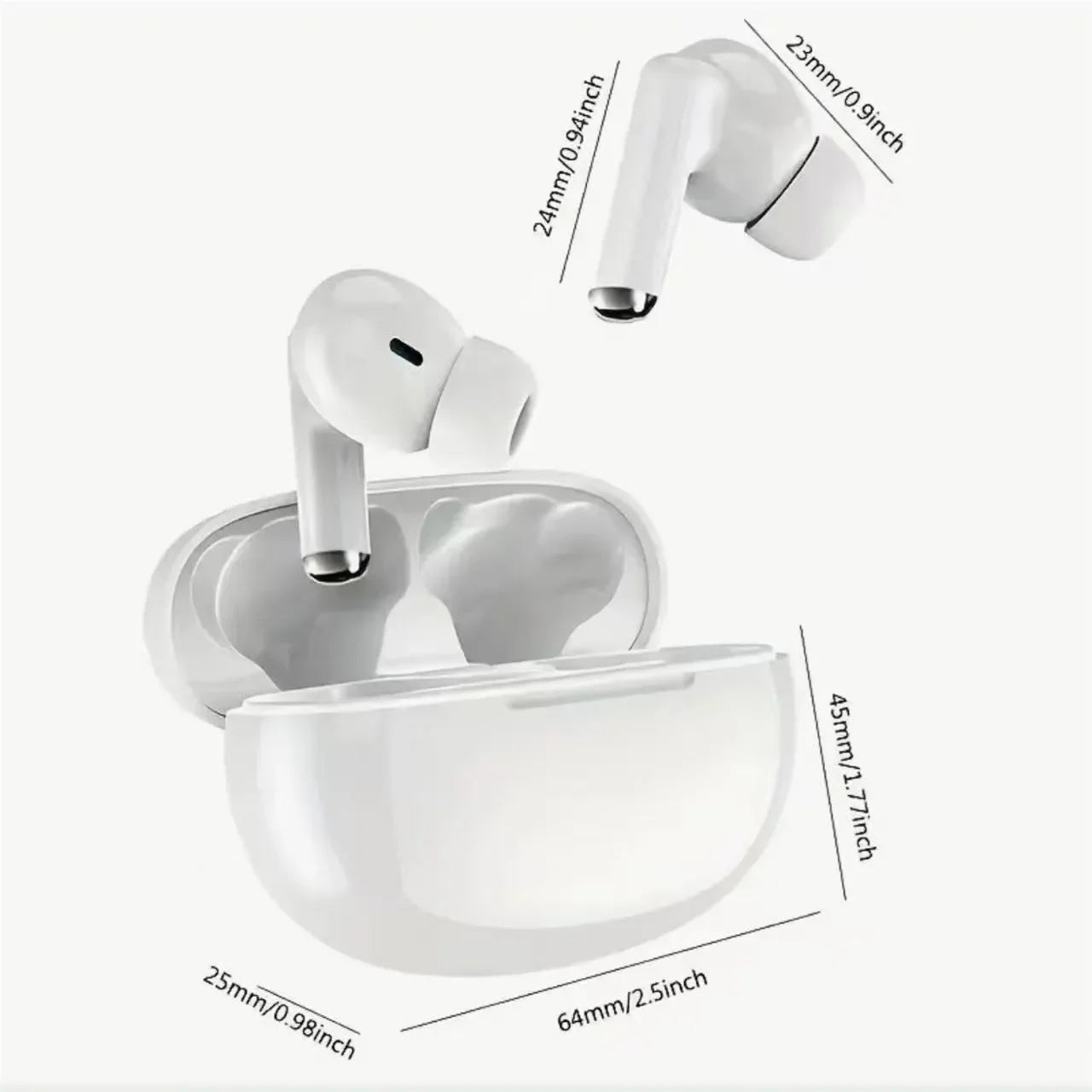 Premium Earbuds - Bluetooth 5.3 - Siri & NFC - Waterproof - 20h Battery