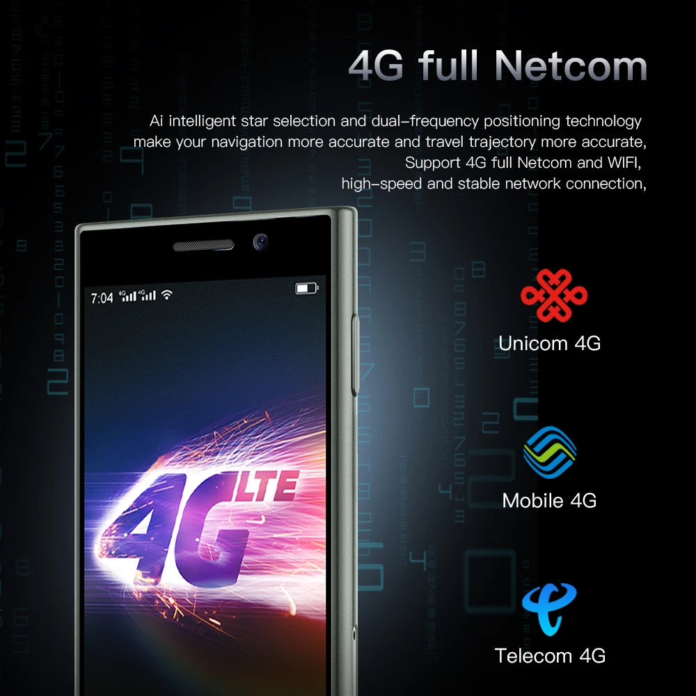 SERVO S24 Mini 4G - Compact Smartphone - Android - Facial Unlock - 2000mAh