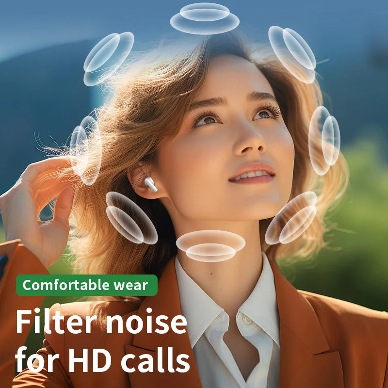 Premium Earbuds - Bluetooth 5.3 - Siri & NFC - Waterproof - 20h Battery