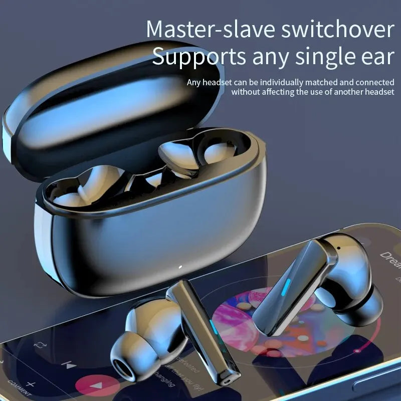 Noise Cancelling Earbuds - Bluetooth 5.3 - ANC Technology - 30h Battery
