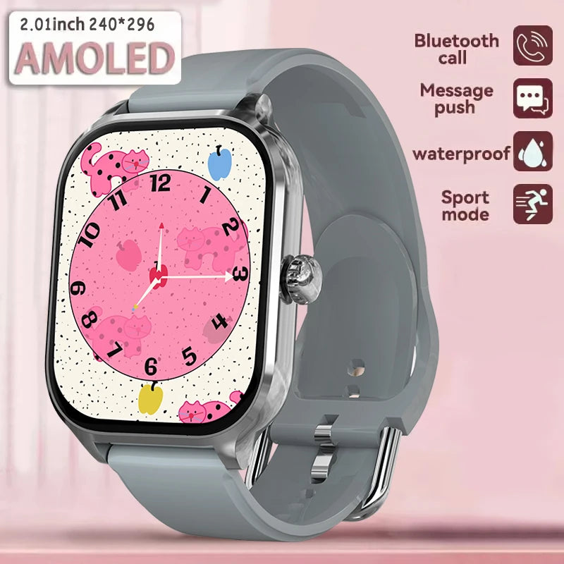 Smartwatch 2.01" - Full Touch Screen - BT Calls - Fitness Tracker