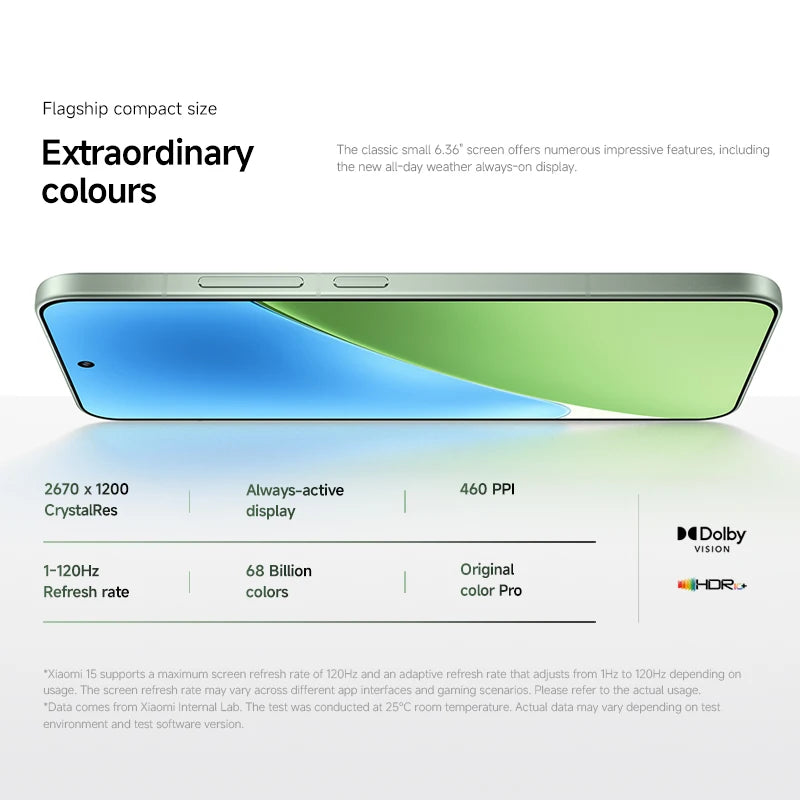 Xiaomi 15 - 6.36" AMOLED - Leica Camera - Snapdragon 8 Elite - 90W Charging