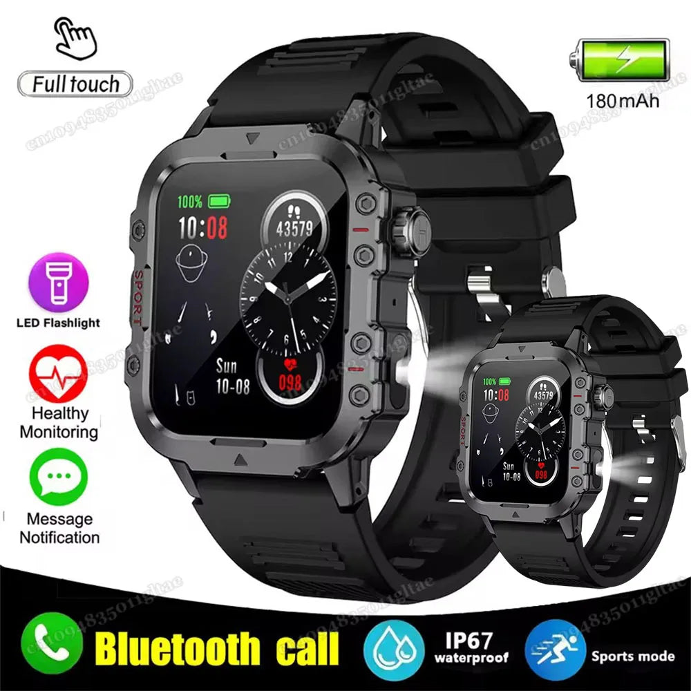 Smartwatch GPS - Military Outdoor - Heart Rate - Waterproof - iOS & Android