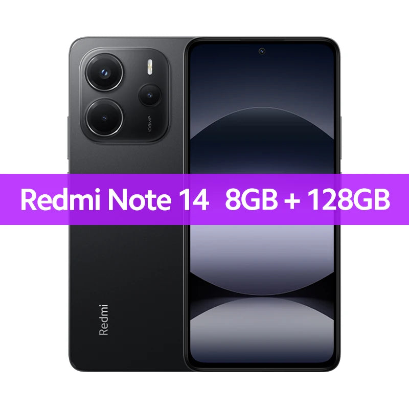 Xiaomi Redmi Note 14 - 6.67" AMOLED 120Hz - 108MP Camera - 5500mAh - 33W Charging