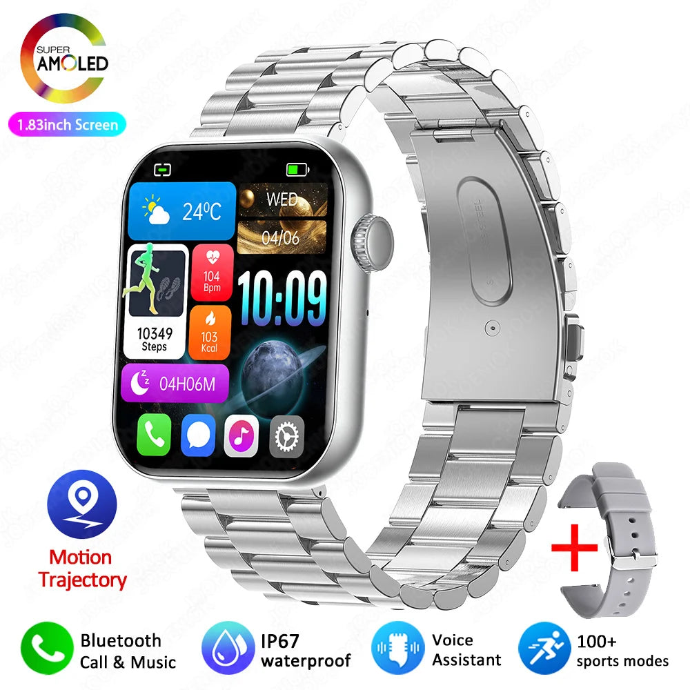 Smartwatch 1.9" HD - Bluetooth Call - Heart Rate - Waterproof - Sports