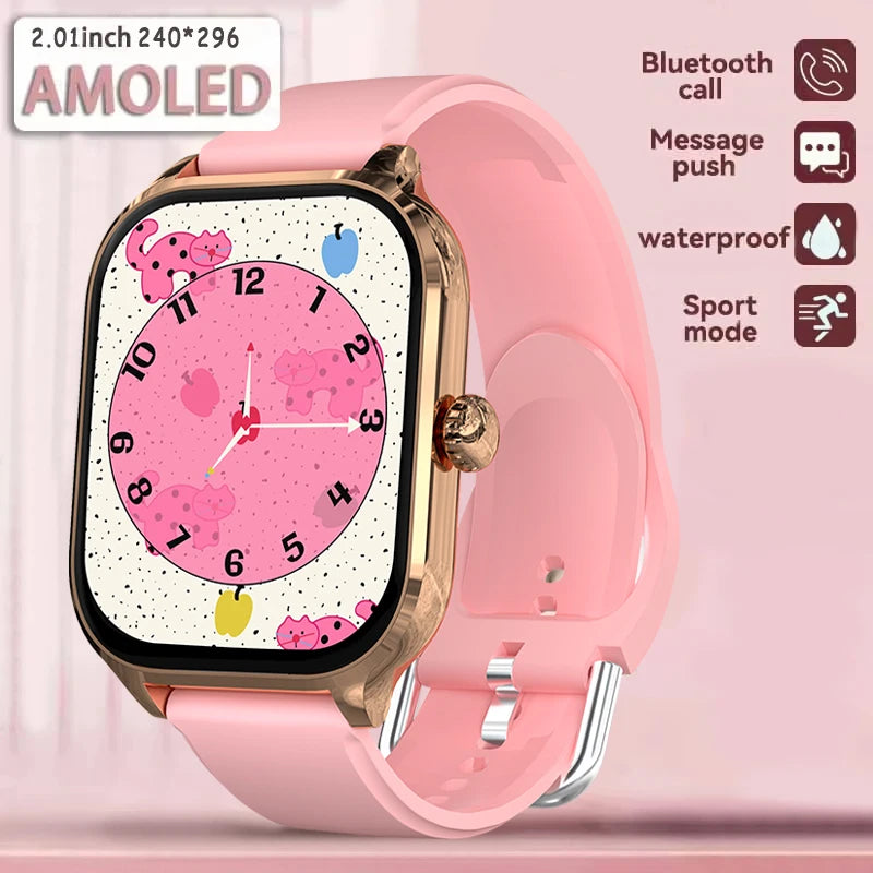 Smartwatch 2.01" - Full Touch Screen - BT Calls - Fitness Tracker