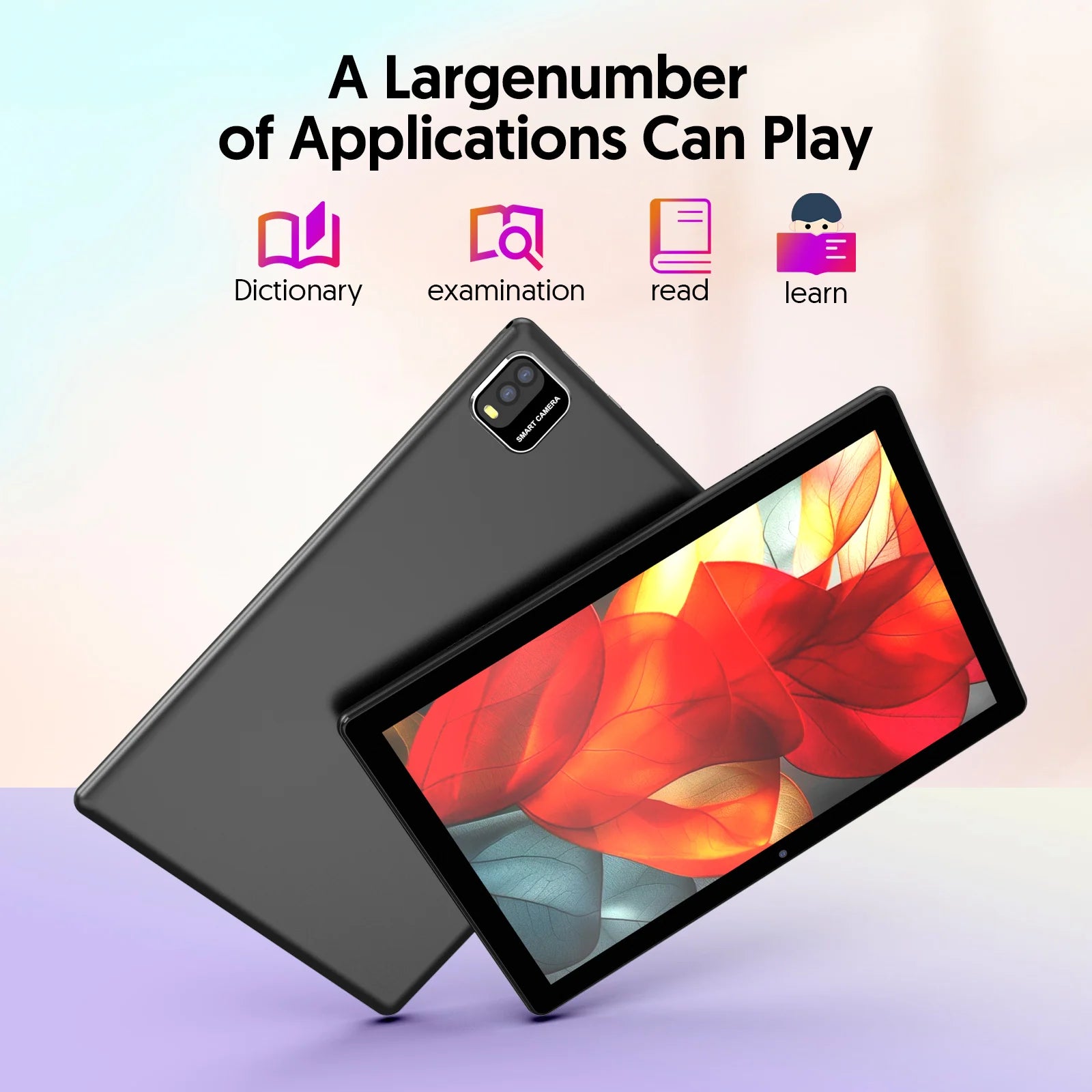 Android 15 Tablet 10" - 12GB RAM (3+9) - 64GB Storage - Quad-Core