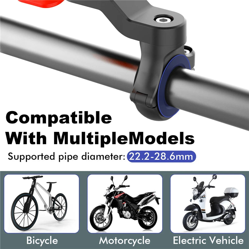 Bike Handlebar Phone Holder - Adjustable - MTB Compatible - Universal