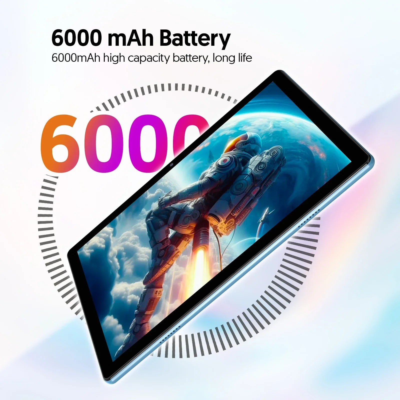 Android 15 Tablet 10" - 12GB RAM (3+9) - 64GB Storage - Quad-Core