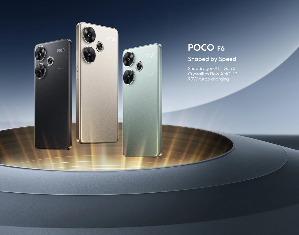 POCO F6 5G - 120Hz AMOLED - 50MP OIS Camera - Snapdragon 8s Gen 3 - 90W Charging