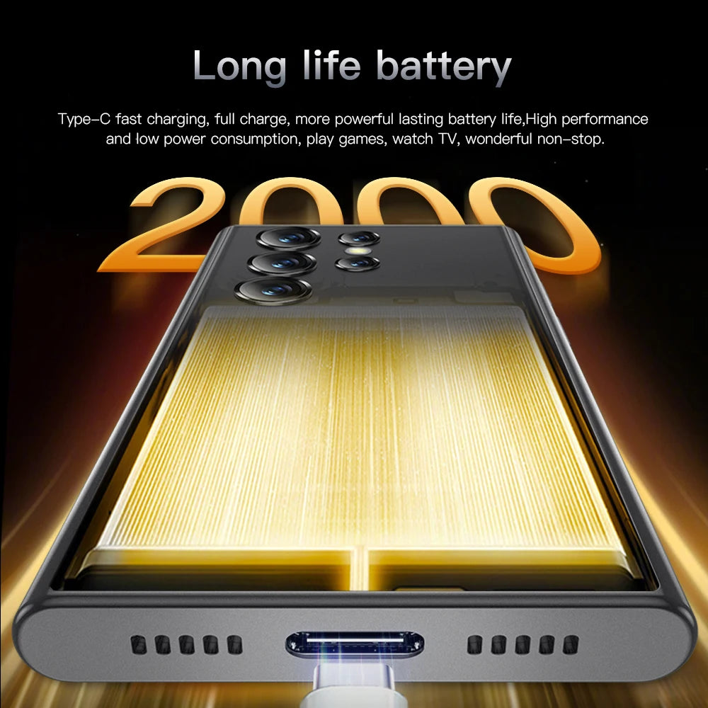 SERVO S24 Mini 4G - Compact Smartphone - Android - Facial Unlock - 2000mAh