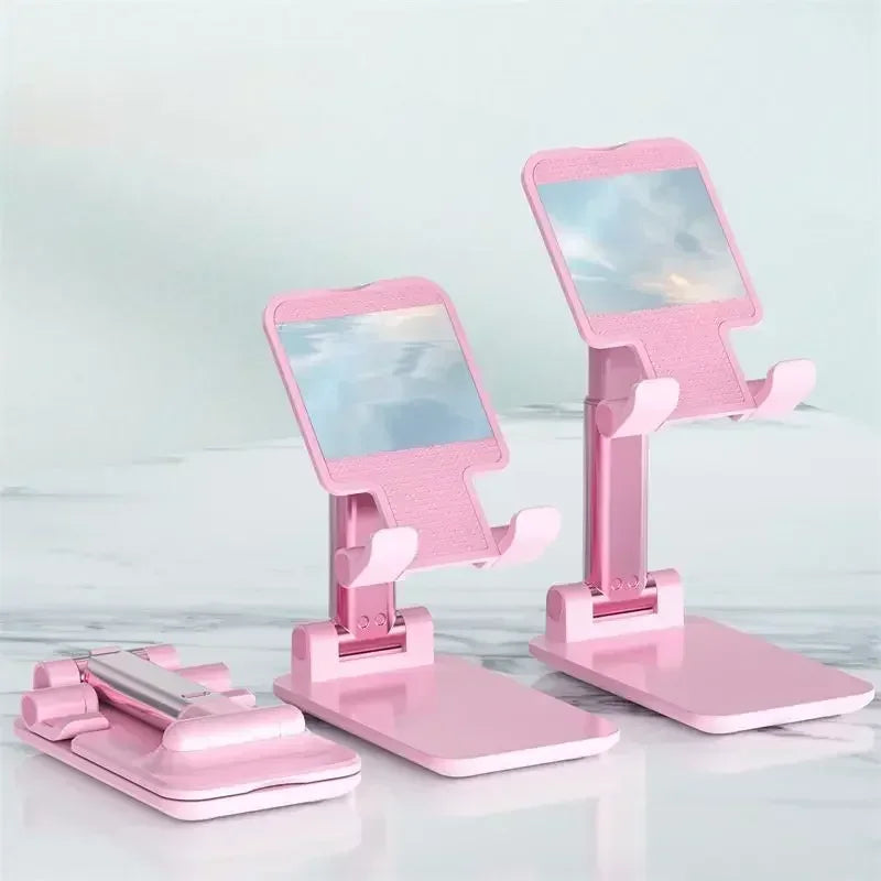 Foldable Telescopic Phone Holder - Portable - Compact Design - Adjustable