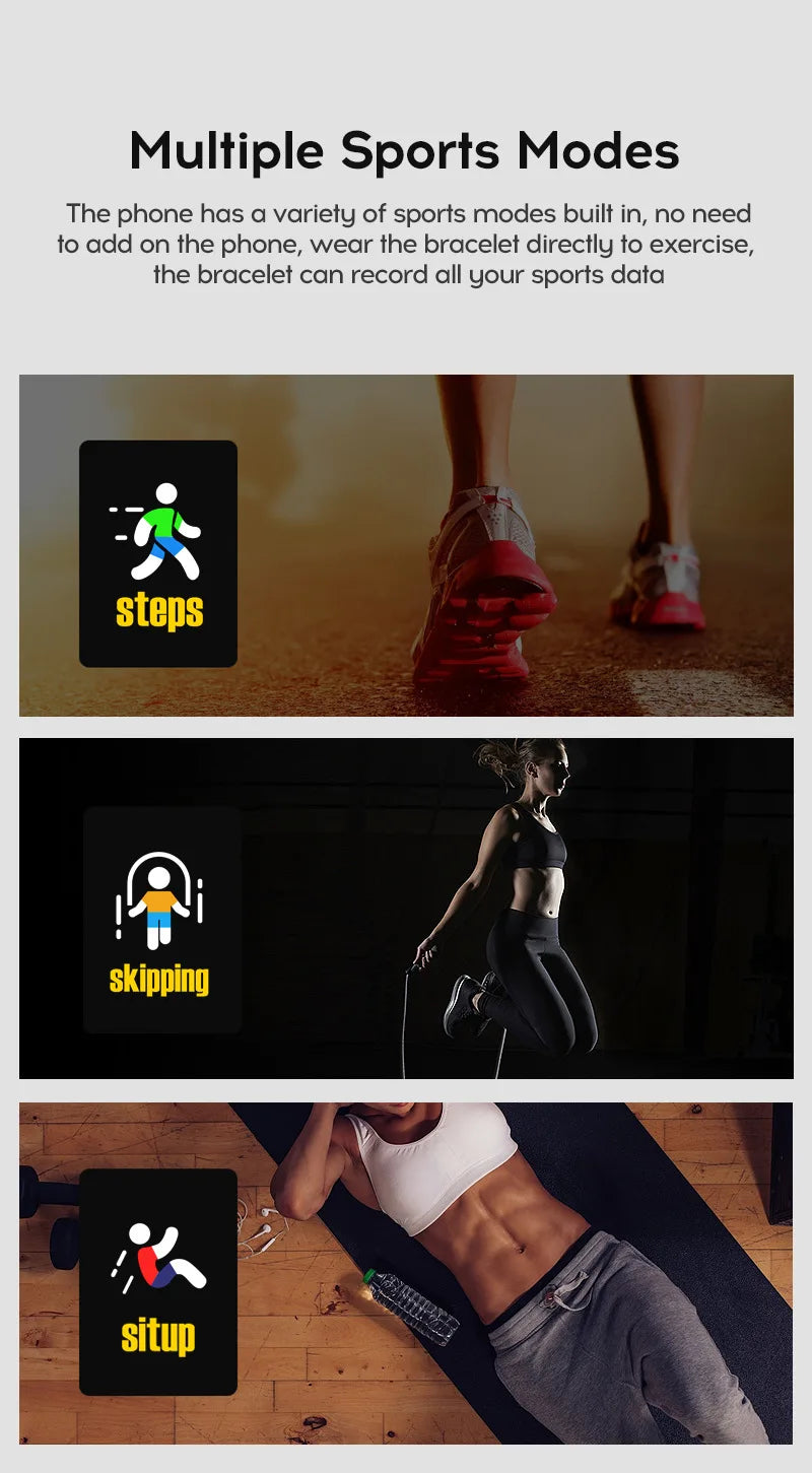 116plus Smartwatch - IP67 Waterproof - Full Touch - Fitness Tracker - Bluetooth