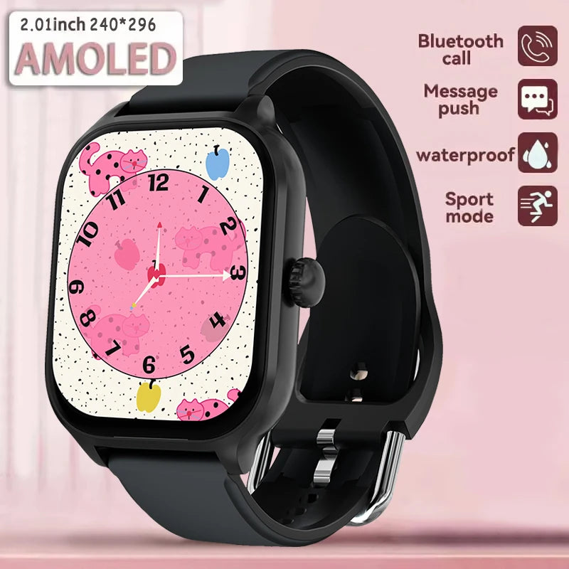 Smartwatch 2.01" - Full Touch Screen - BT Calls - Fitness Tracker
