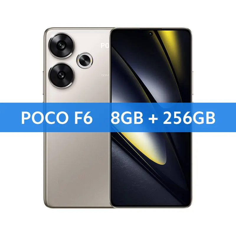 POCO F6 5G - 120Hz AMOLED - 50MP OIS Camera - Snapdragon 8s Gen 3 - 90W Charging