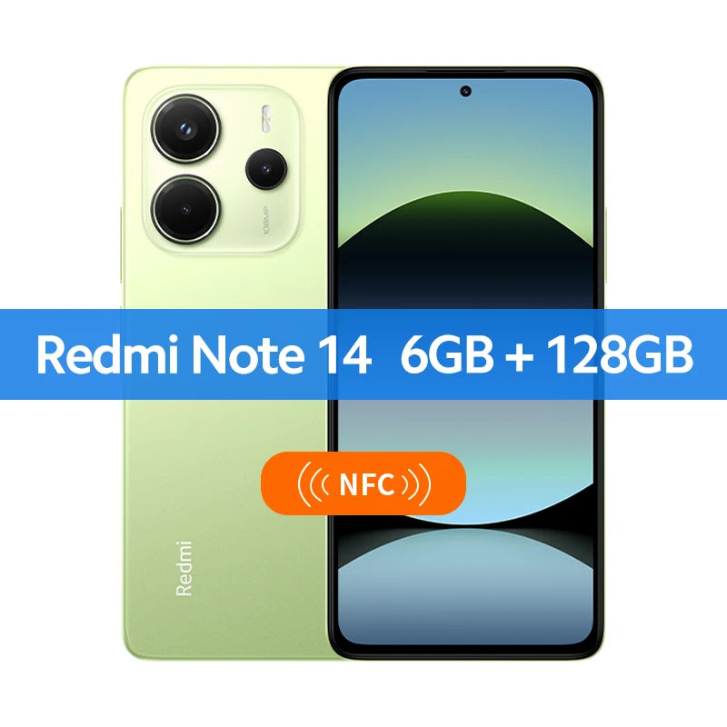 Xiaomi Redmi Note 14 - 6.67" AMOLED 120Hz - 108MP Camera - 5500mAh - 33W Charging