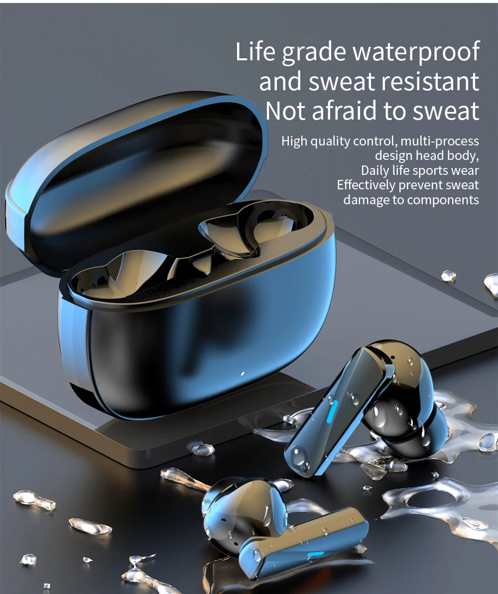 Noise Cancelling Earbuds - Bluetooth 5.3 - ANC Technology - 30h Battery