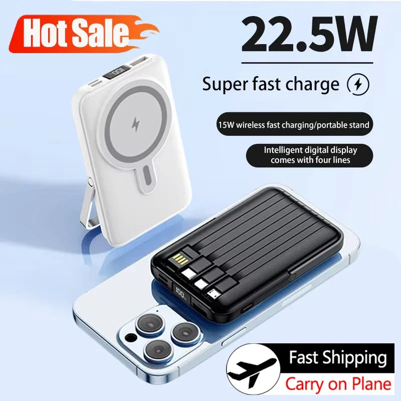 OnePlus Power Bank 200000mAh - Magnetic Wireless Charger - For iPhone & Xiaomi