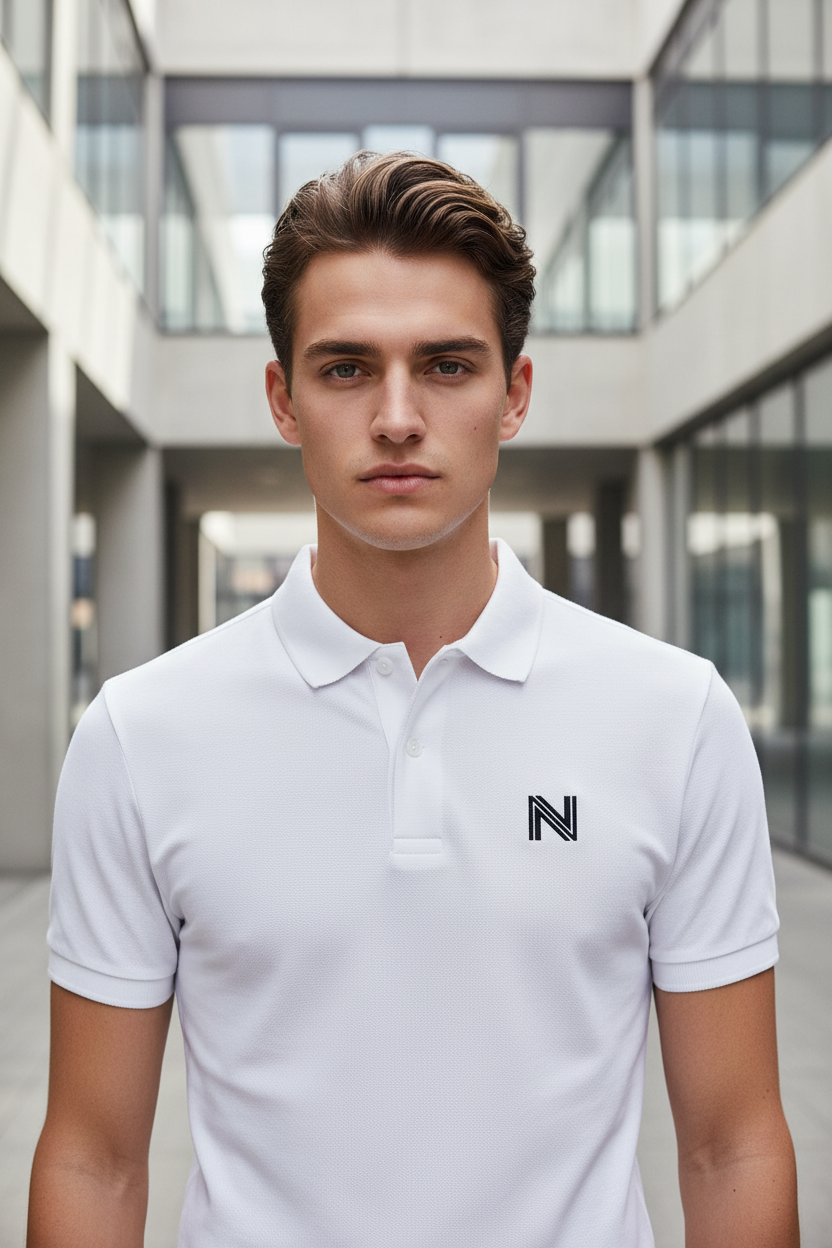 NEXØ White Polo Lifestyle